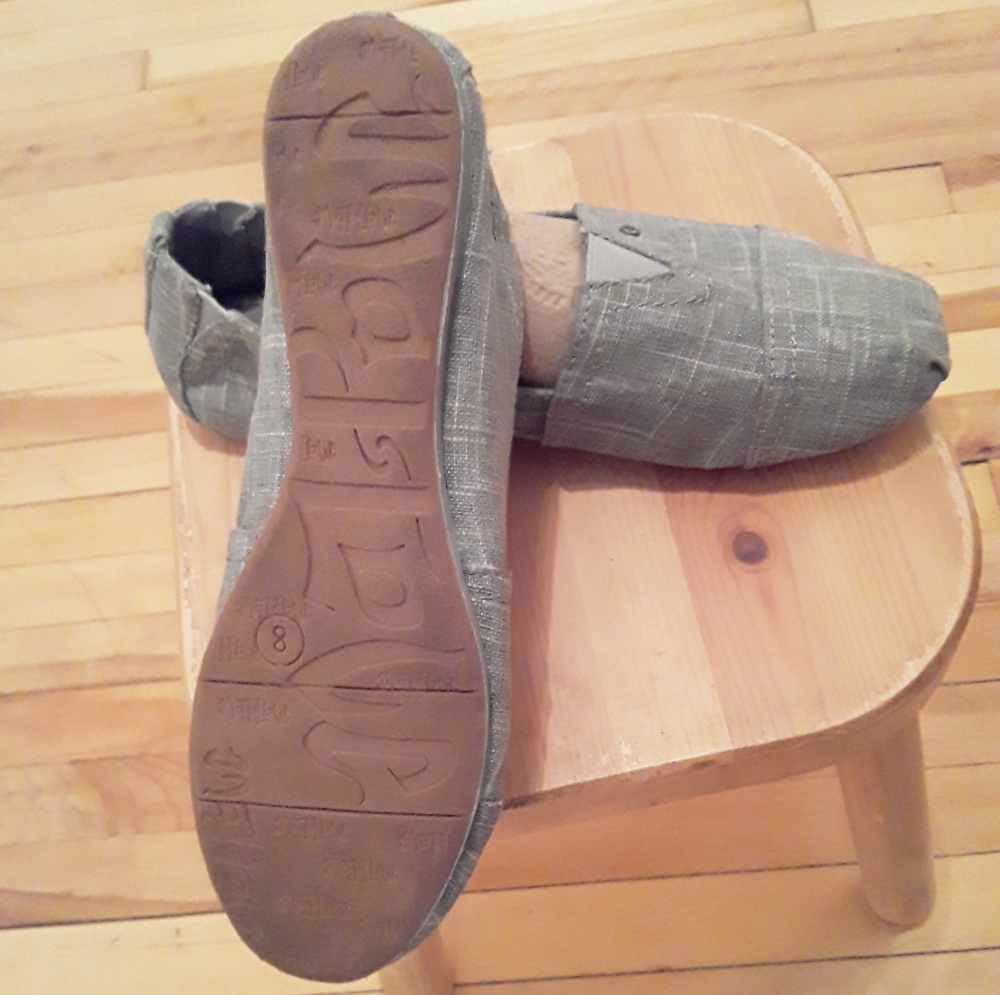 Mad Love canvas slip-on shoes